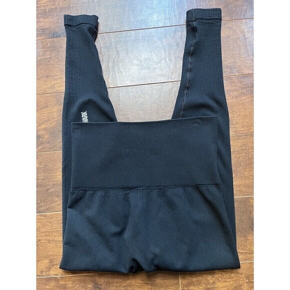 Gymshark Womens Pull On High Rise Black Work Out Legging Size Small - Picture 4 of 5